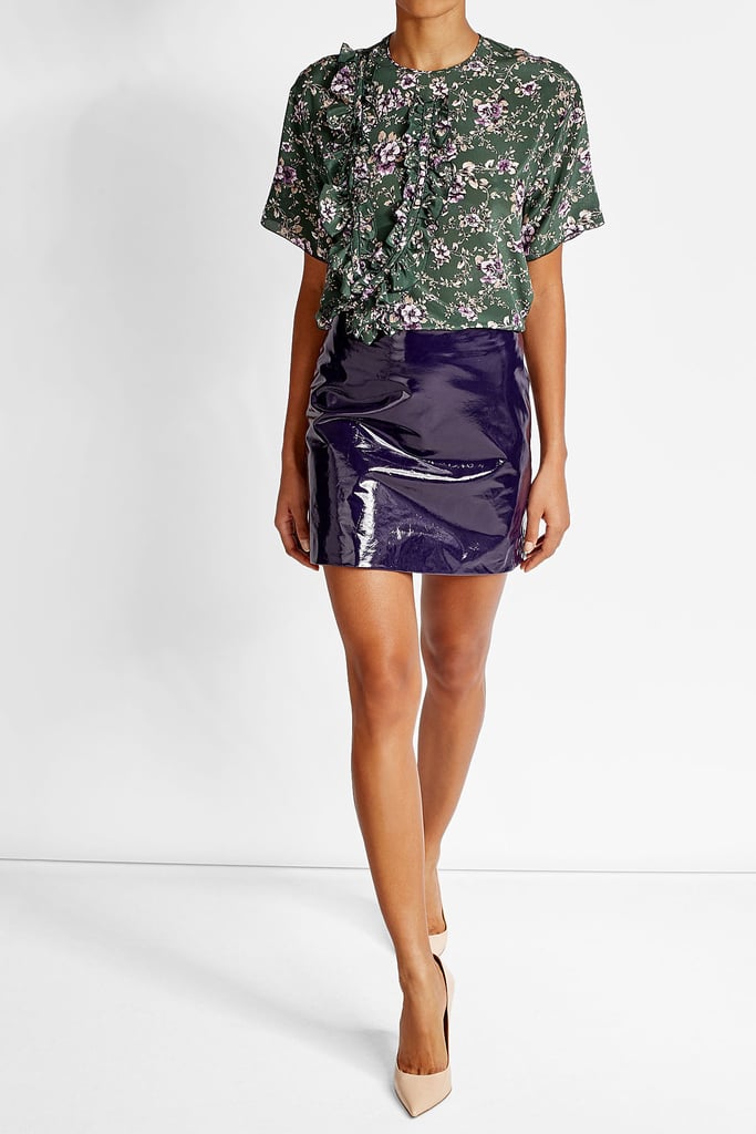 Nina Ricci Patent Leather Mini Skirt