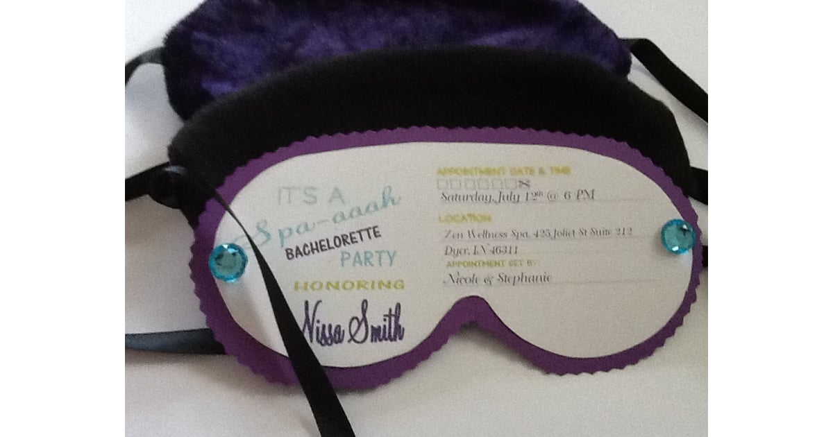 Eye Mask Invites Sleepover Party Ideas For Adults POPSUGAR Love
