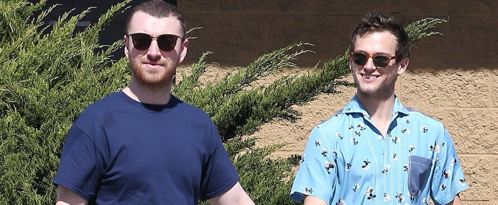 Sam Smith and Brandon Flynn Holding Hands in LA March 2018