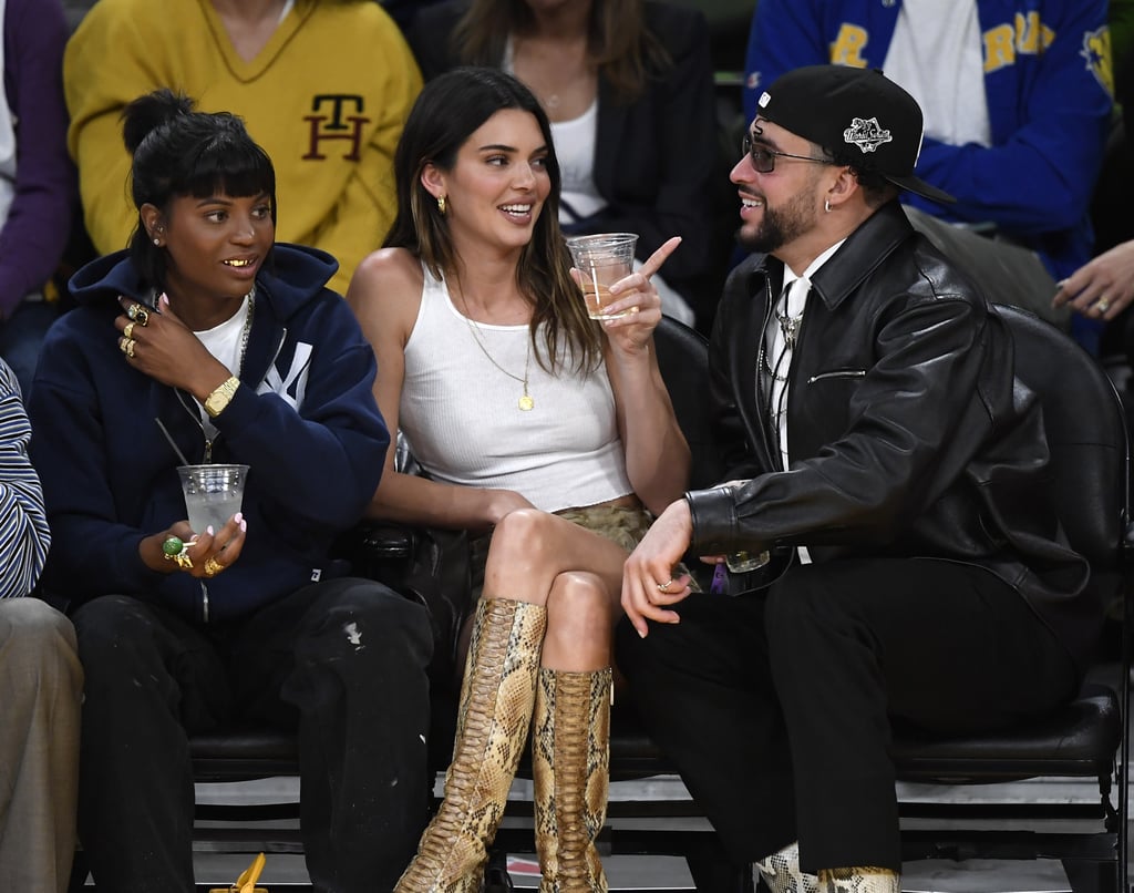 Kendall Jenner and Bad Bunny Attend Lakers Game Together