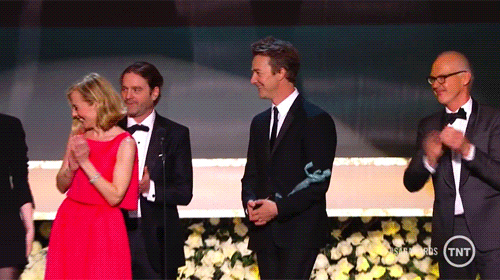 Emma Stone Tripping Naomi Watts at the SAG Awards 2015
