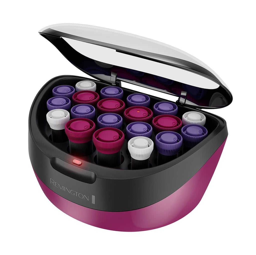 Remington Ionic Conditioning Hair Setter ($33)
The Remington Ionic Conditioning Hair Setter comes with a set of skinny hot rollers, which makes it perfect for short hair, especially if you're looking to get tighter curls.

Pros: Ionic technology helps reduce frizz and adds shine, includes multiple roller sizes
Cons: Smaller rollers may not be ideal for longer hair, clips can be tricky to secure for some users
Material: Ceramic rollers with ionic conditioning technology
Dimensions: Approximately 9 x 7 x 4 inches (with case)
Color: Black with silver accents
Who it's best for: Individuals with short to medium hair seeking tight curls and frizz control
Extras: Heat resistant travel case, dual voltage compatibility

What Reviewers Say: "This is a great hot roller set! It's been years since I've used hot rollers but wanted to give them another try as I've been wanting to try a new look. These are so easy to use and I've always preferred them over curling irons and blowouts. Love these!"