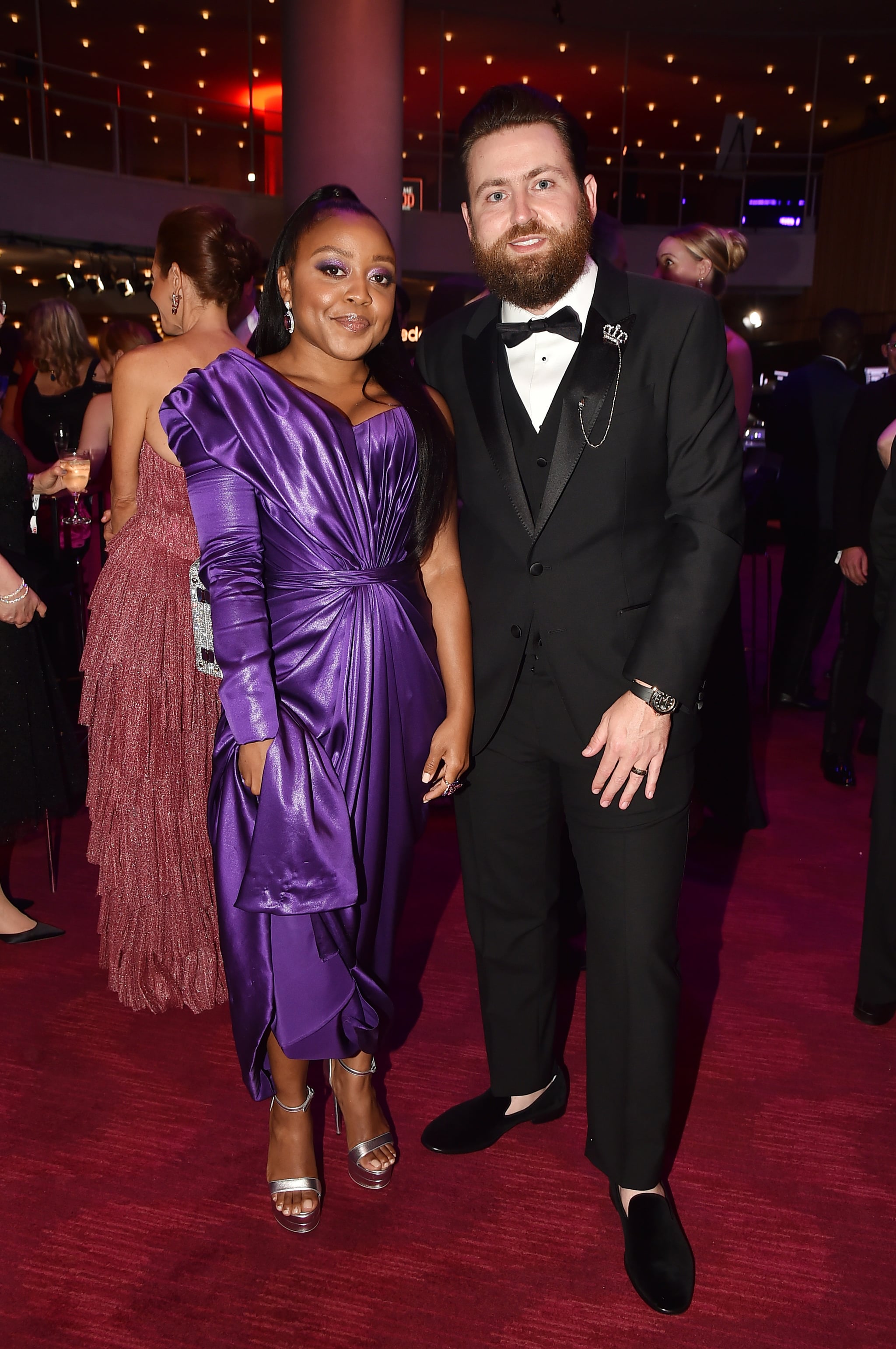 NEW YORK, NEW YORK - JUNE 08: Quinta Brunson and Kevin Jay Anik attend the 2022 TIME100 Gala at Jazz at Lincoln Center on June 08, 2022 in New York City. (Photo by Patrick McMullan/Patrick McMullan via Getty Images)