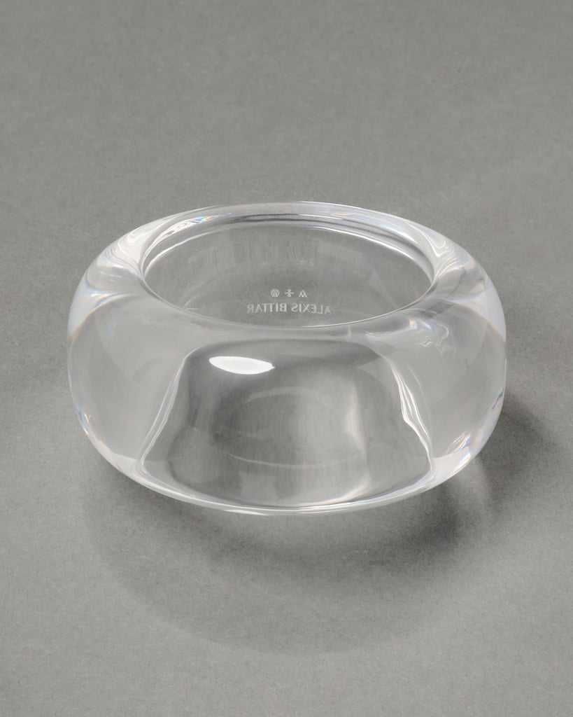 Alexis Bittar Wide Domed Lucite Bangle Bracelet