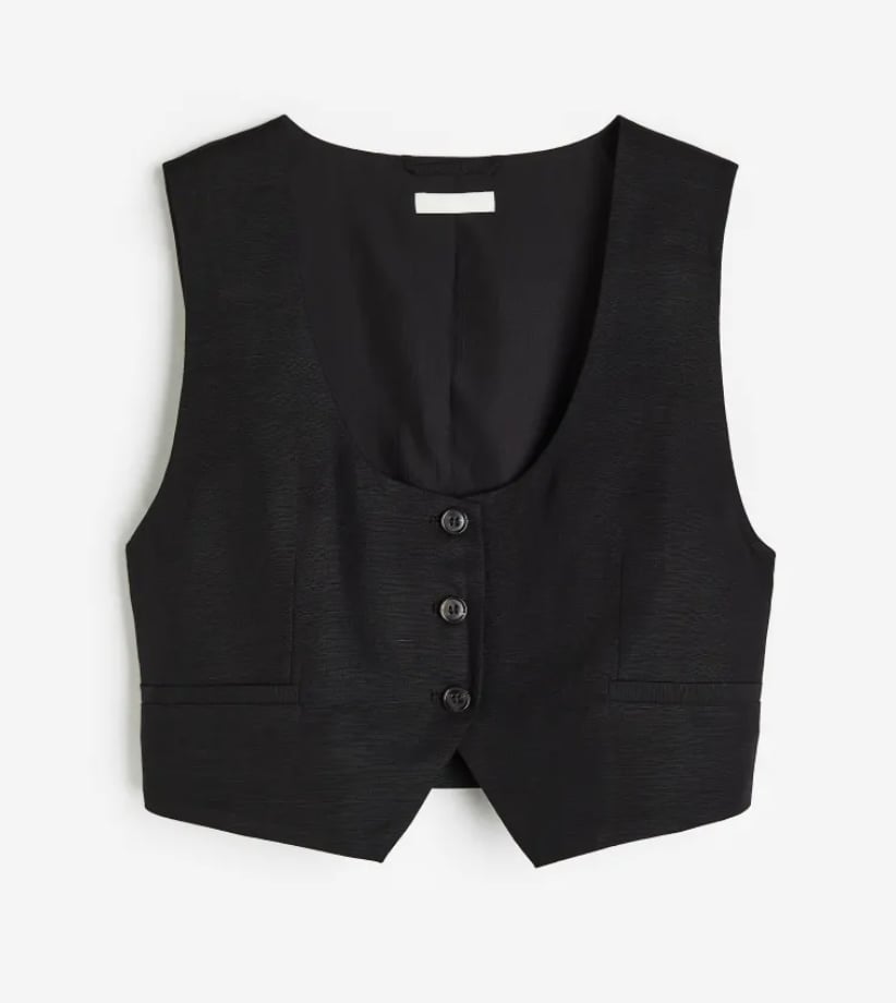 H&M Linen-Blend Vest and Wide-Leg Utility Pants | Fashion Editor Picks ...