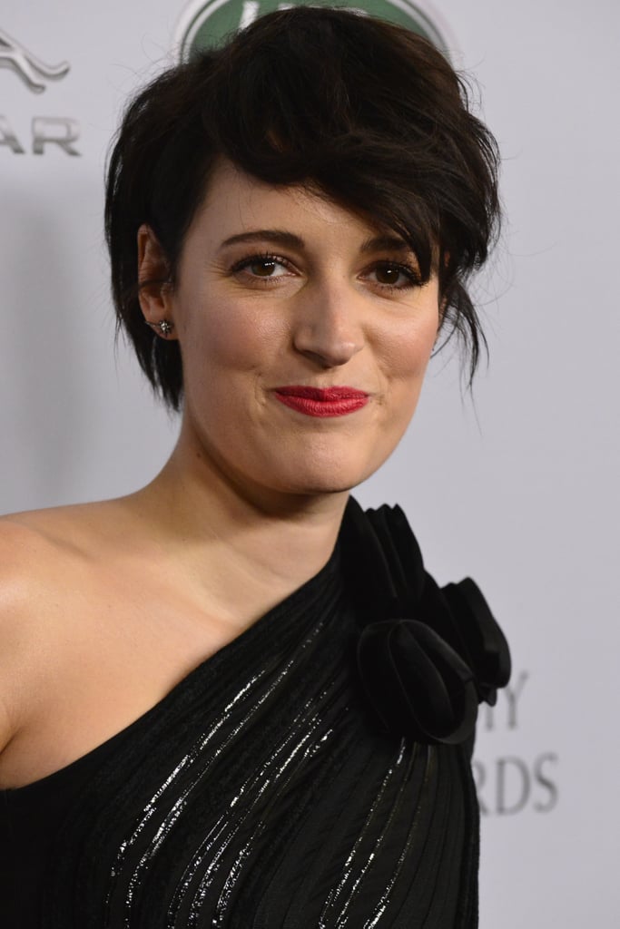 Phoebe Waller-Bridge Edgy Black Pixie Cut Photos