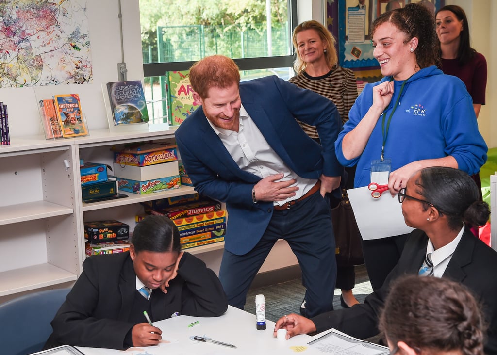 Prince Harry in Nottingham on World Mental Health Day Photos