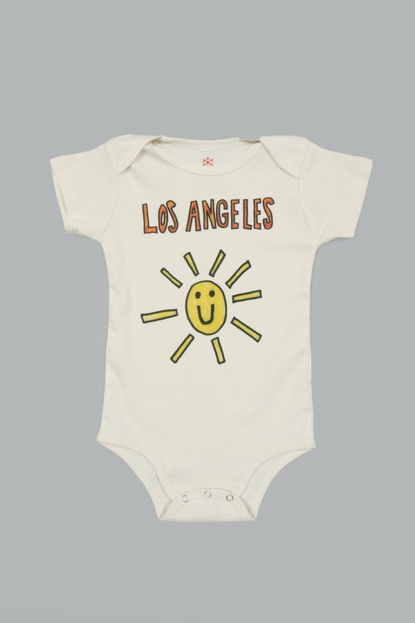 Orange Heat Organic La Sunshine Onesie