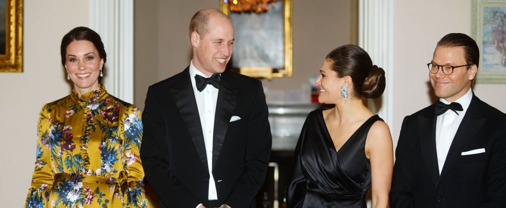 Kate Middleton's Gold Floral Erdem Dress