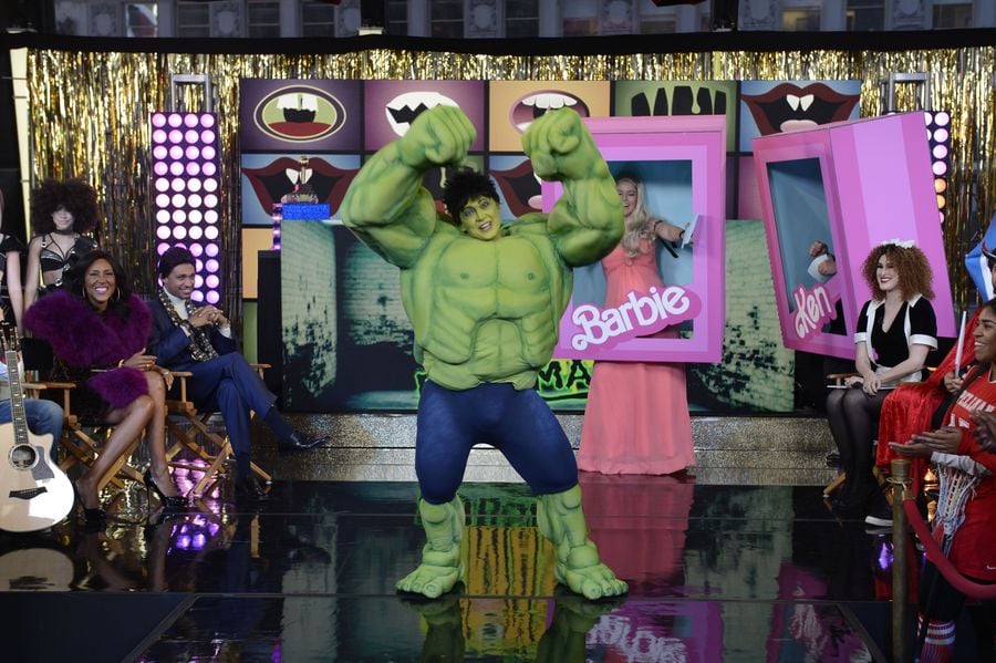 Ginger Zee as The Hulk Good Morning America's Halloween Costumes 2015