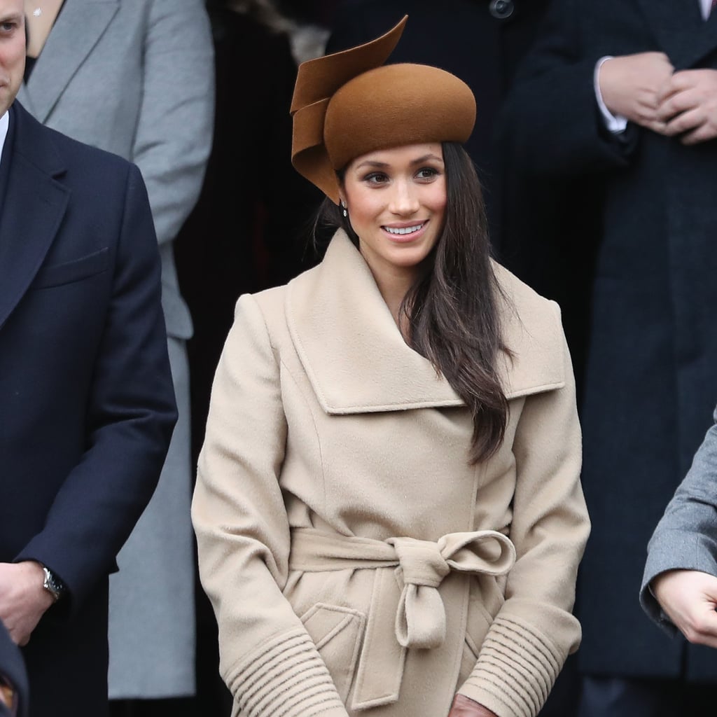 Meghan Markle Club Monaco Velvet Dress POPSUGAR Fashion UK