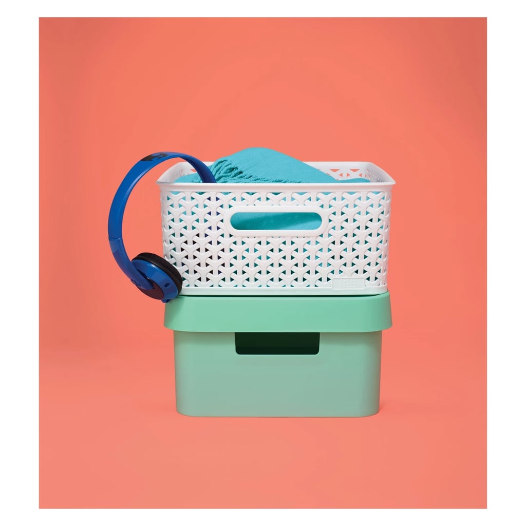 Room Essentials Y-Weave Medium Rectangle Bin | The Best Cheap Home
