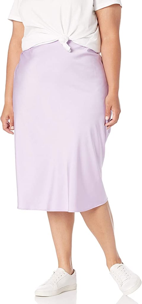 The Drop Maya Silky Slip Skirt