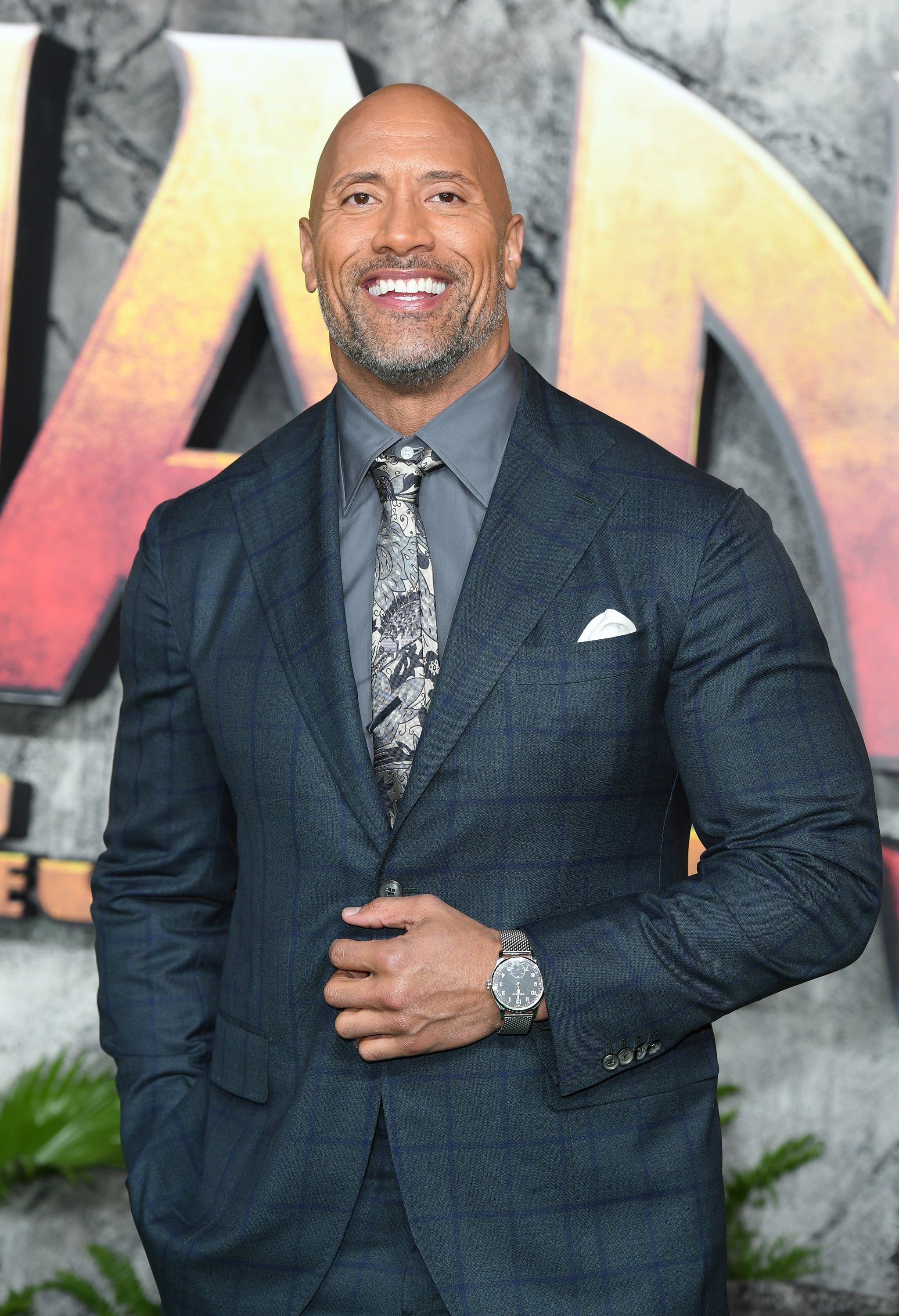 LONDON, ENGLAND - DECEMBER 07: Dwayne Johnson attends the UK premiere of 