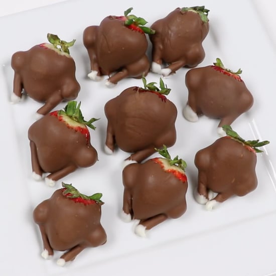 How to Make Chocolate-Covered-Strawberry Turkeys | Video