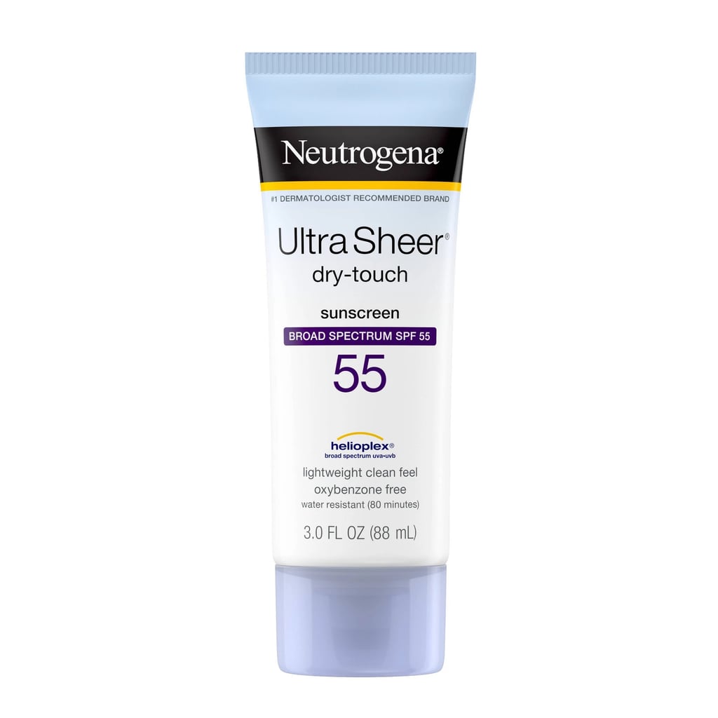 Chemical Body Sunscreen: Neutrogena Ultra Sheer Dry Touch Sunscreen Lotion SPF 55