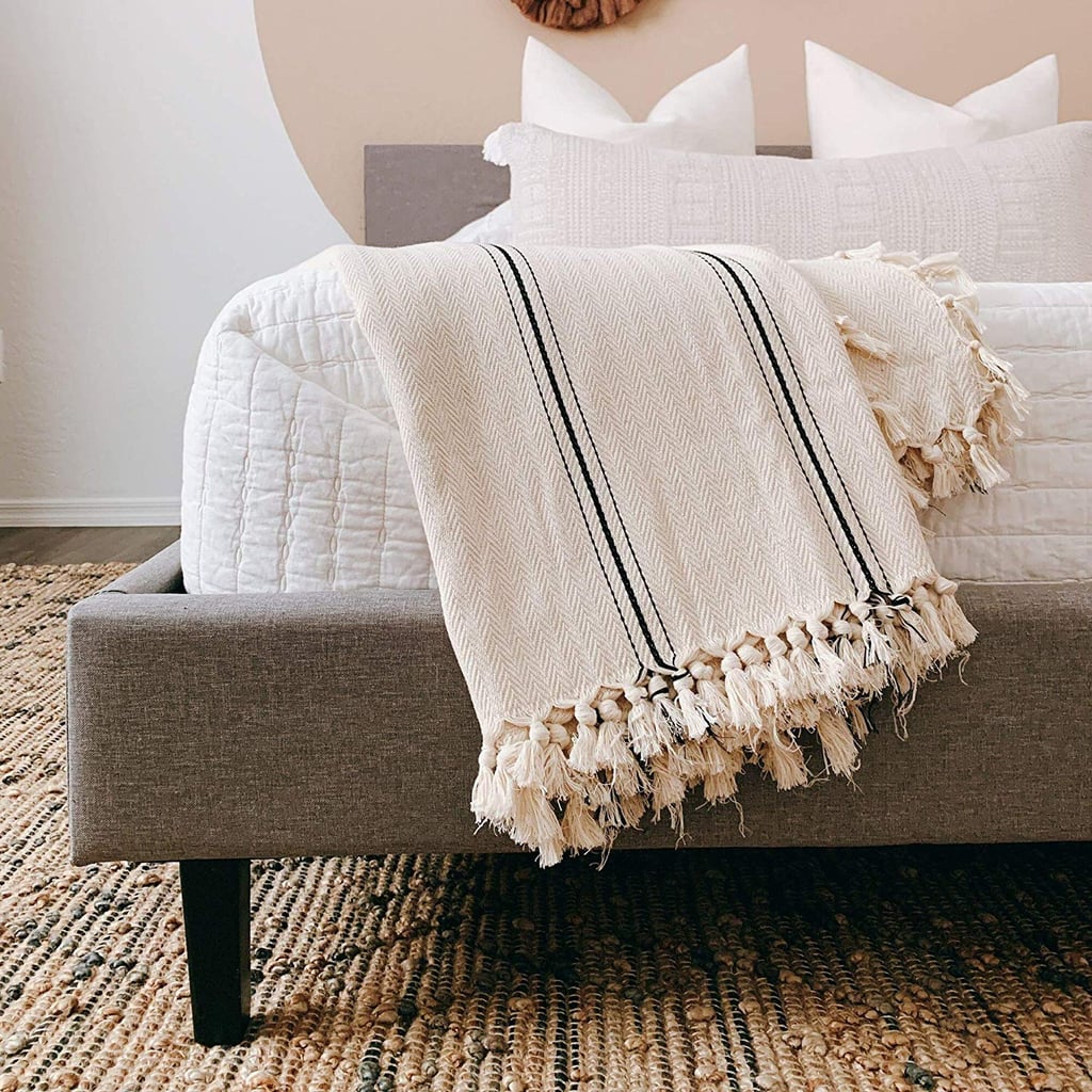 The Loomia Sophie Turkish Cotton Boho Throw Blanket