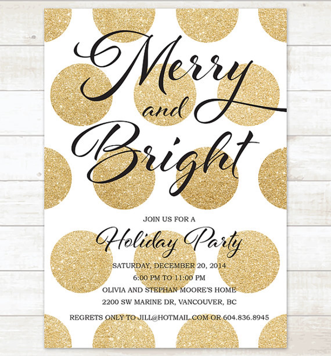 Printable Holiday Party Invitations | PS Smart Living