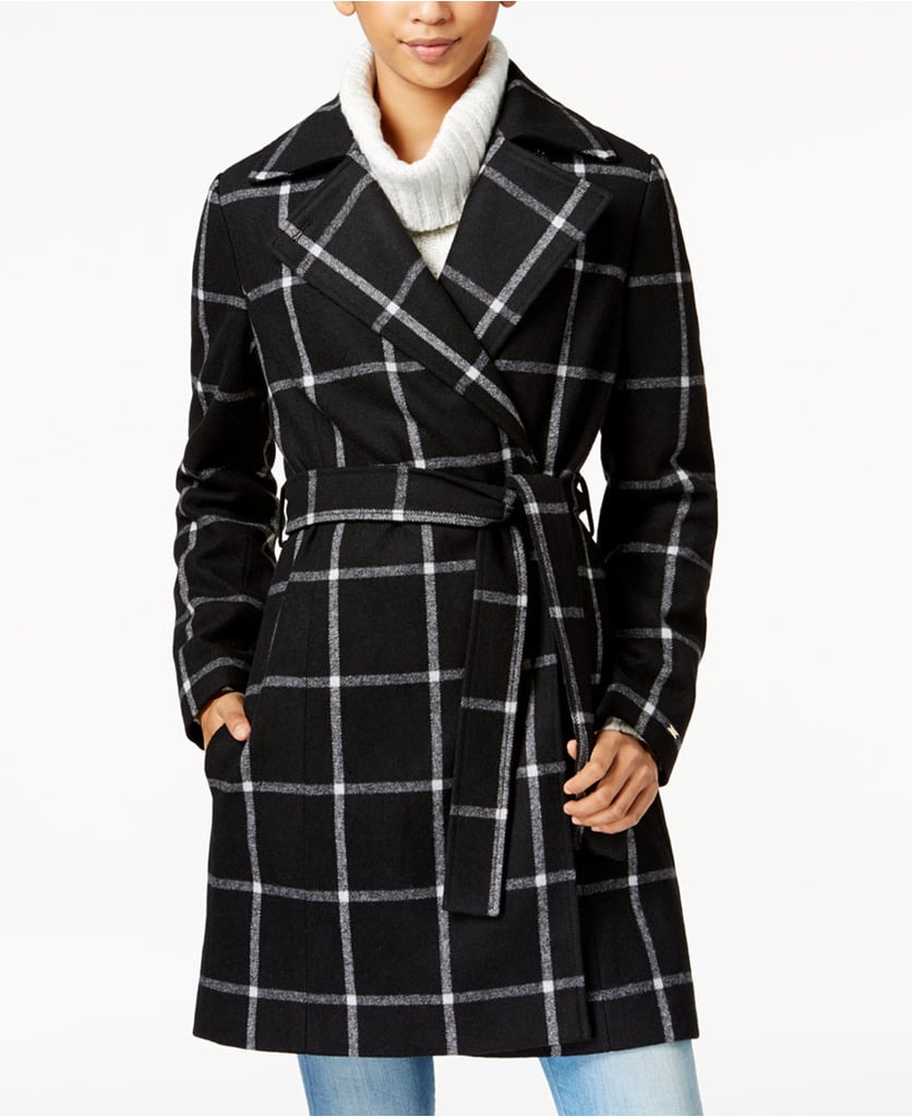 Windowpane coat