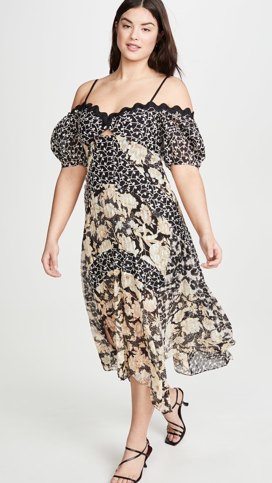 Rebecca taylor off the shoulder dress top