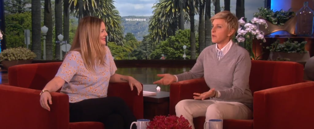Drew Barrymore on Ellen DeGeneres 2014