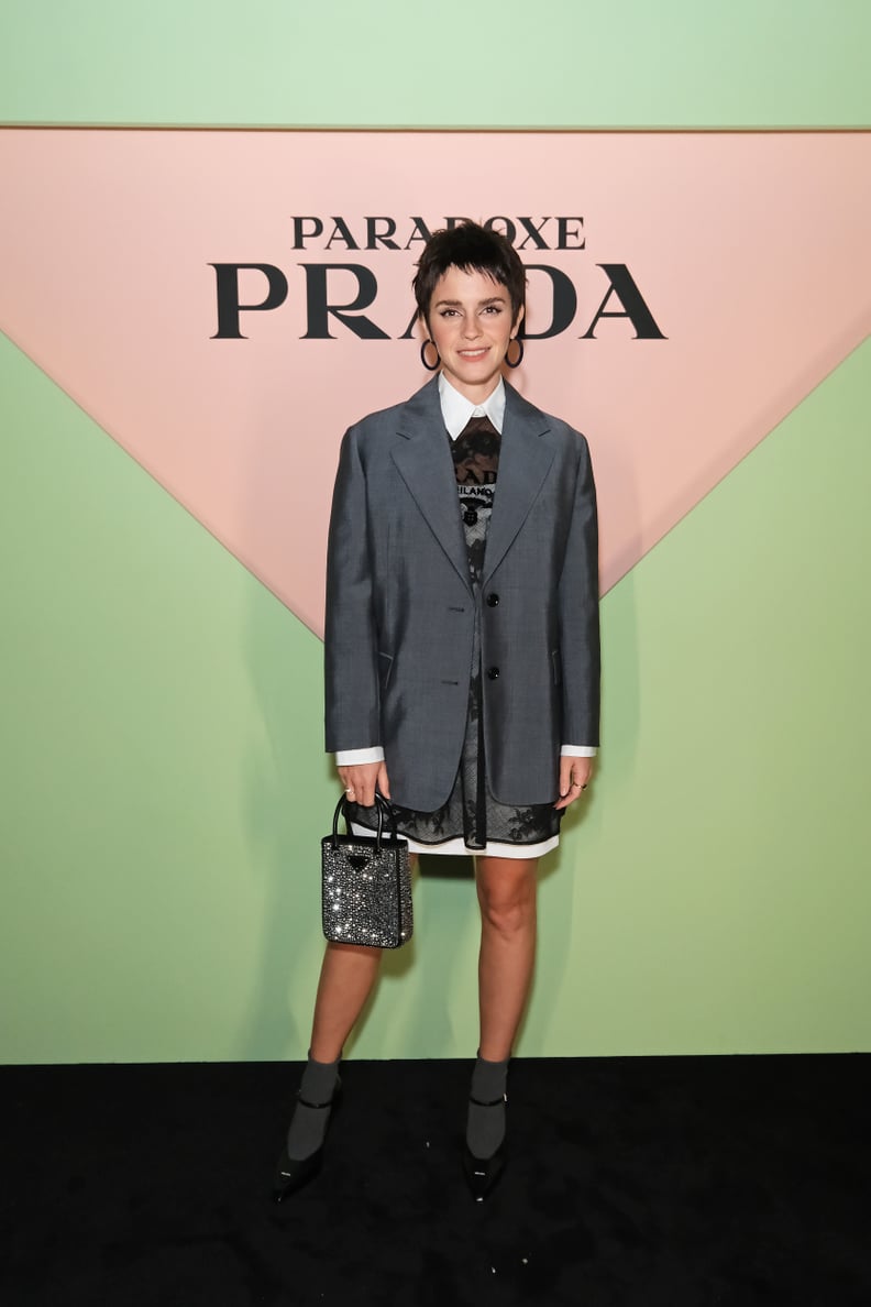 Emma Watson at the 2022 Prada Paradoxe Fragrance Launch Party