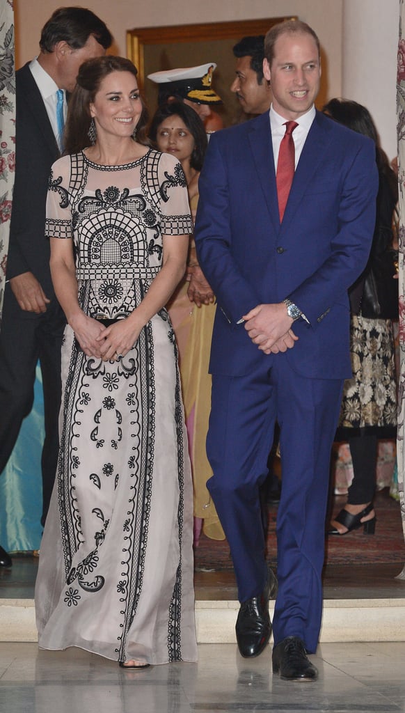 Kate Middleton and Prince William Queen's Party India 2016