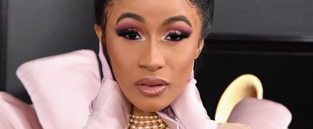 Cardi B's Nails For the Grammys Had Almost 200 Swarovski Crystals on Them