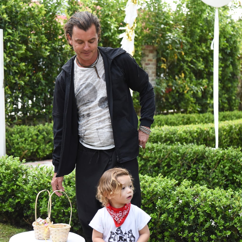Gavin Rossdale and Kids Easter Egg Hunt March 2016