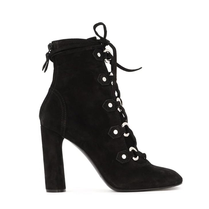 Casadei Eyelet Lace-Up Boots ($782) | Fall 2016 Boot Trends | POPSUGAR ...