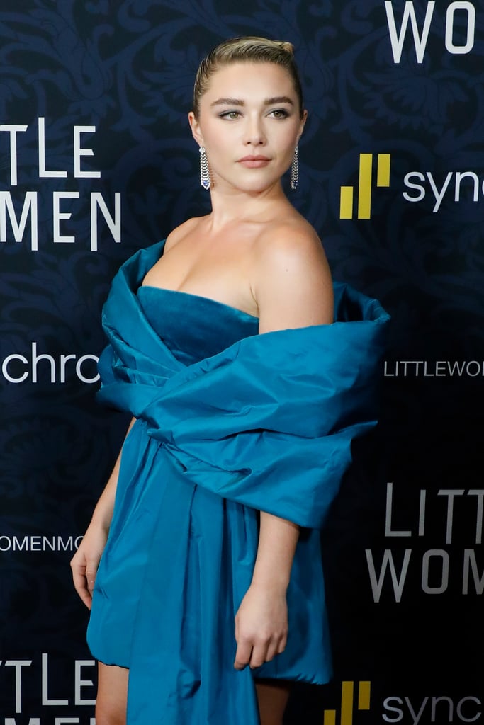 Pictured: Florence Pugh at the Little Women world premiere.