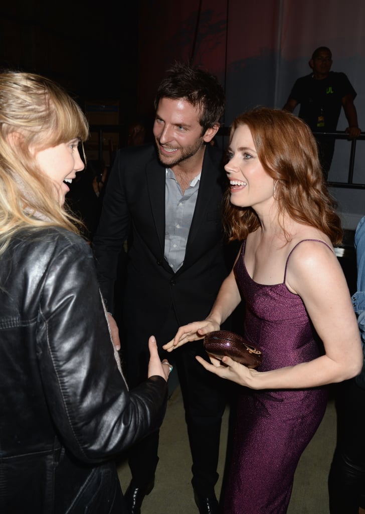 Bradley Cooper and his girlfriend, Suki Waterhouse, laughed with Amy Adams in 2013.