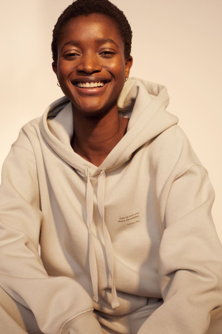 H&M x Yrsa Daley-Ward Boxy Cotton-blend Hoodie