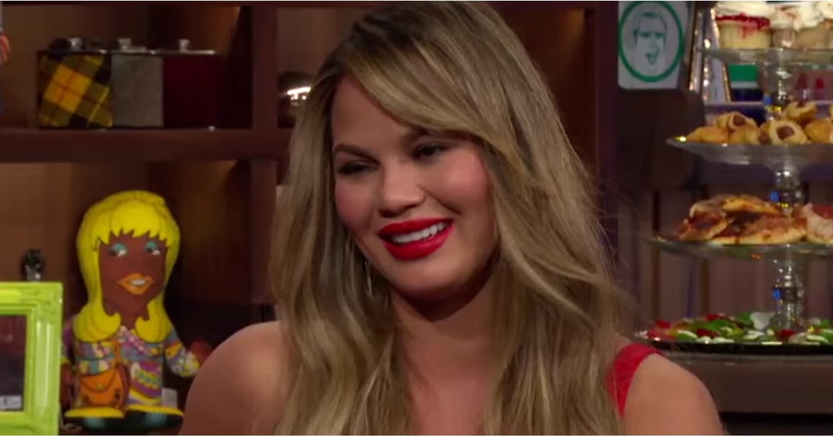 Chrissy Teigen Explains Her Oscars Cringe Face Video POPSUGAR Celebrity(02)