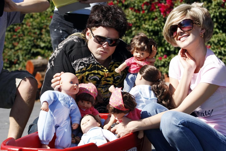 Heidi Montag and Spencer Pratt as Jon and Kate Gosselin in 2009