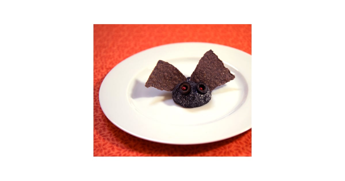 Cheesy Bat Bites Healthy Halloween Treat Recipes POPSUGAR Fitness