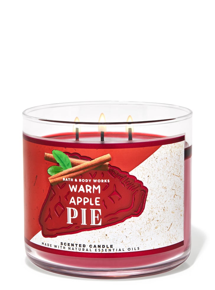 Warm Apple Pie 3Wick Candle Shop Bath & Body Works's Fall