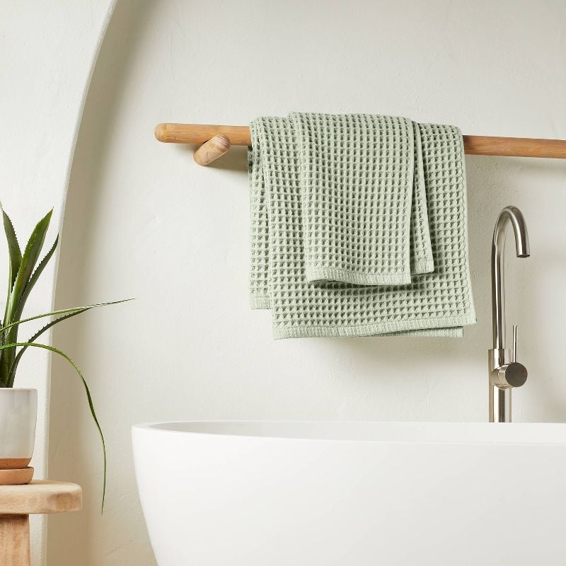 A Towel Refresh: Casaluna Waffle Bath Towel