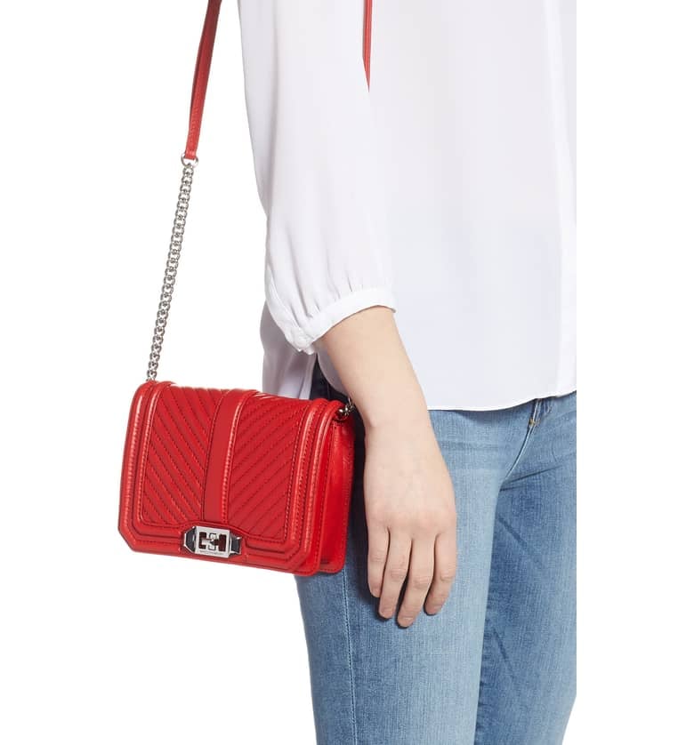 Rebecca Minkoff Small Love Quilted Leather Crossbody Bag Best