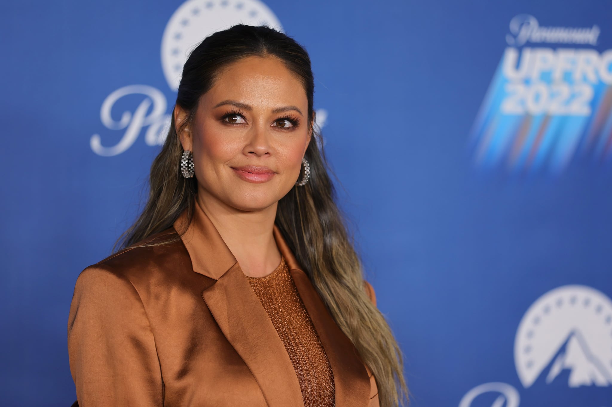 NEW YORK, NEW YORK - MAY 18: Vanessa Lachey attends the 2022 Paramount Upfront at 666 Madison Avenue on May 18, 2022 in New York City. (Photo by Michael Loccisano/Getty Images)