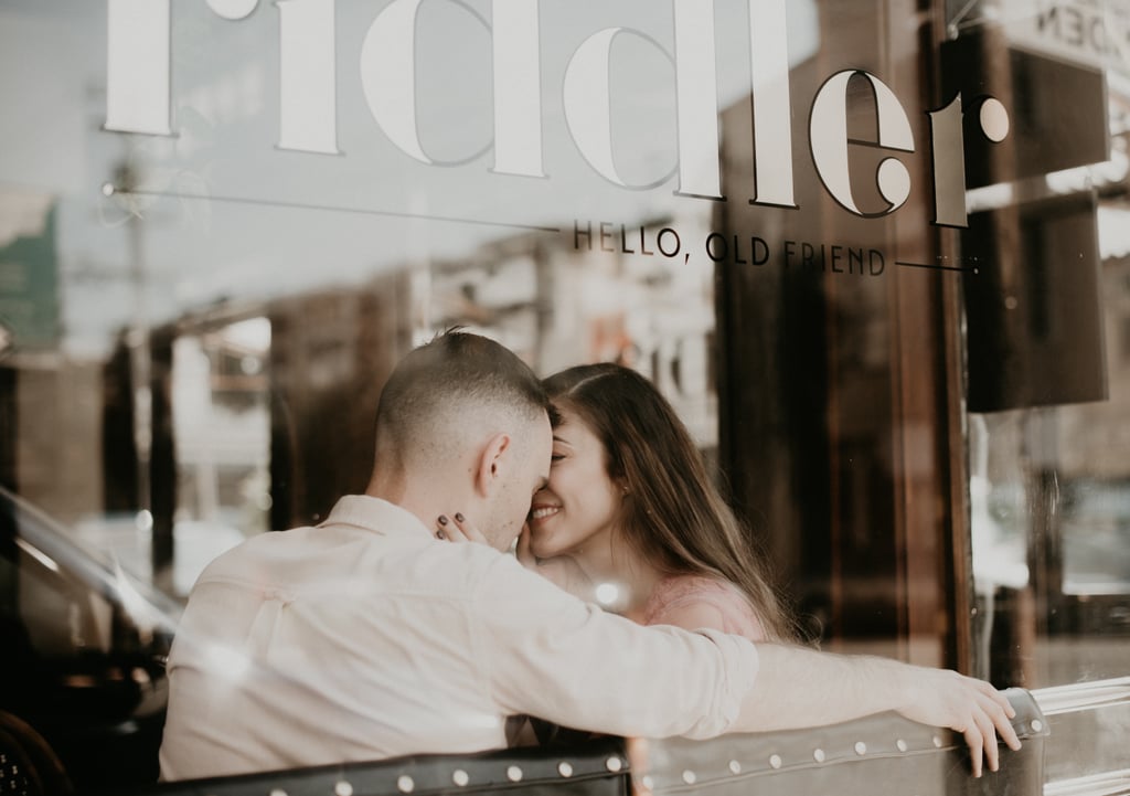 Champagne and Candy Engagement Shoot