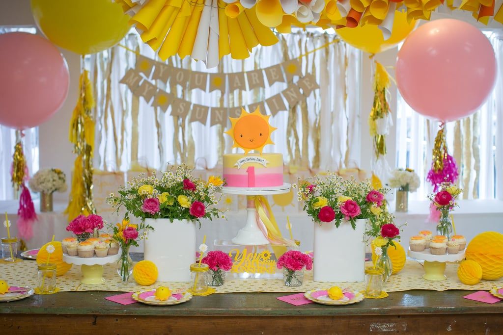 "You Are My Sunshine" Kid's Birthday Party