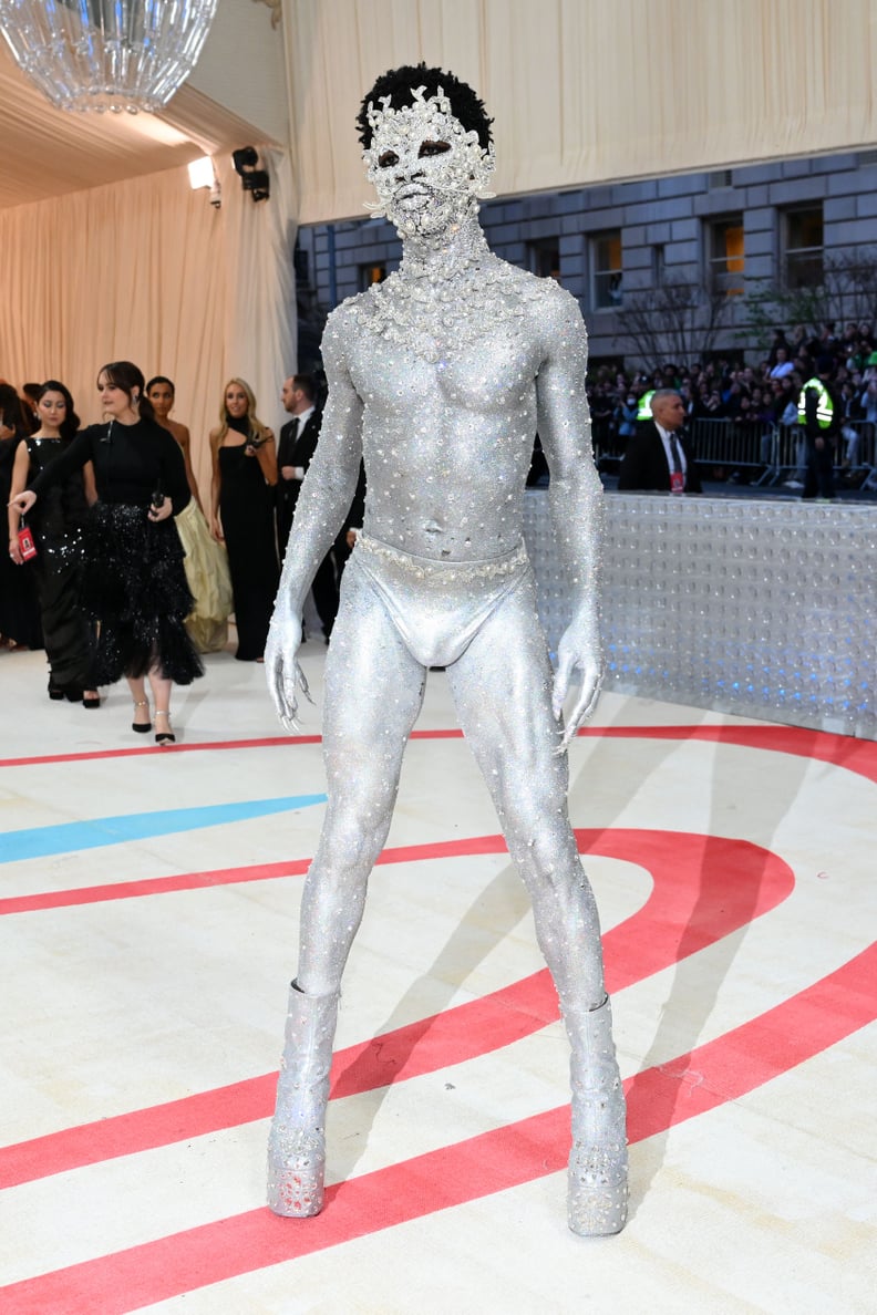 Lil Nas X Channeling a Cat at the 2023 Met Gala