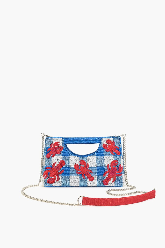 America and Beyond Coastal Claw Beaded Clutch