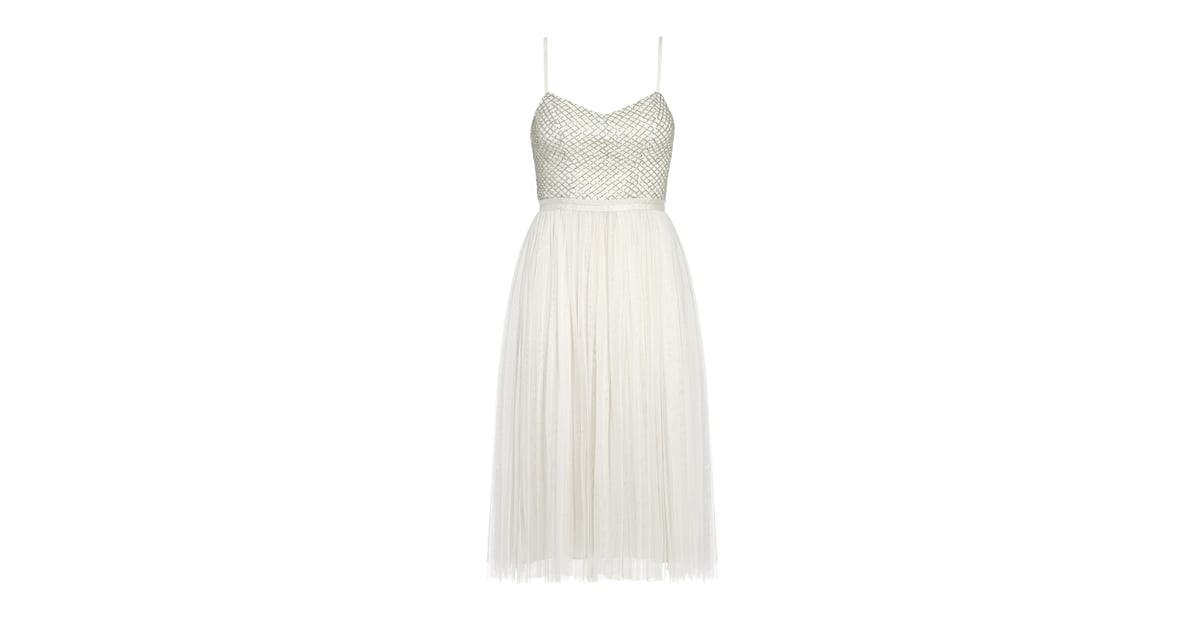 Coppelia embellished gauze and tulle midi dress (260) Needle and