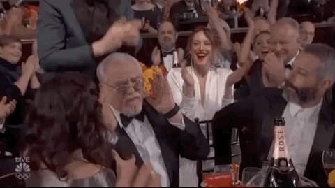 The Cast of Succession at the Golden Globes