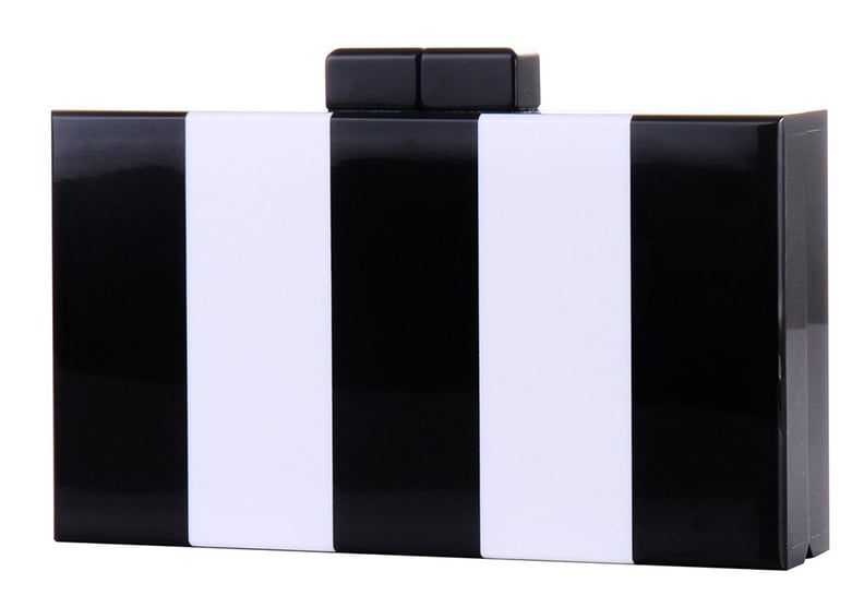 Black and White Acrylic Clutch