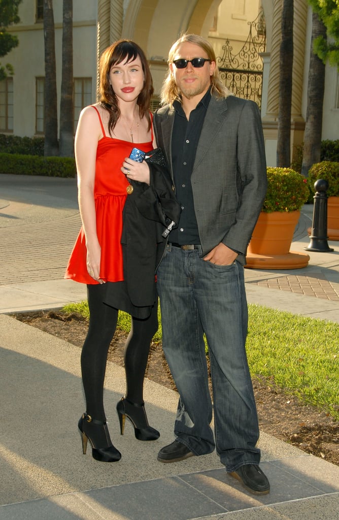 这对夫妇出席了”《混乱之子》“两季的首映在派拉蒙电影公司8月23日,2009年。