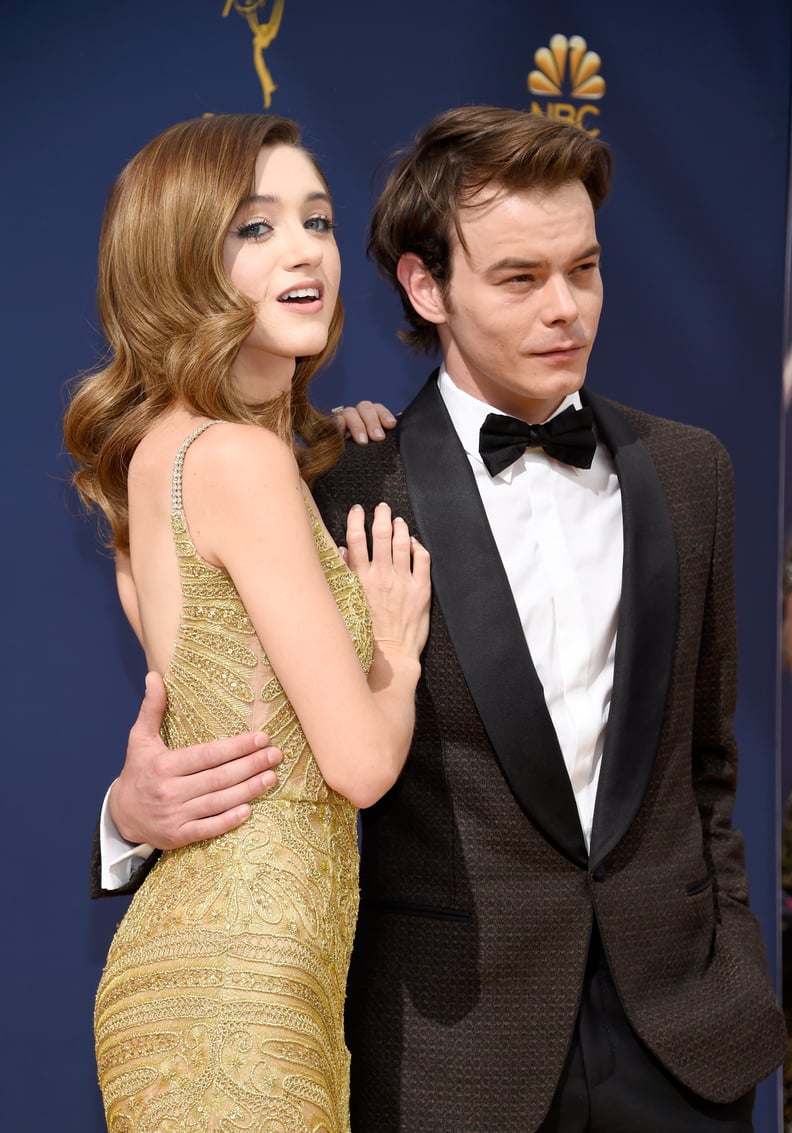 Natalia Dyer and Charlie Heaton