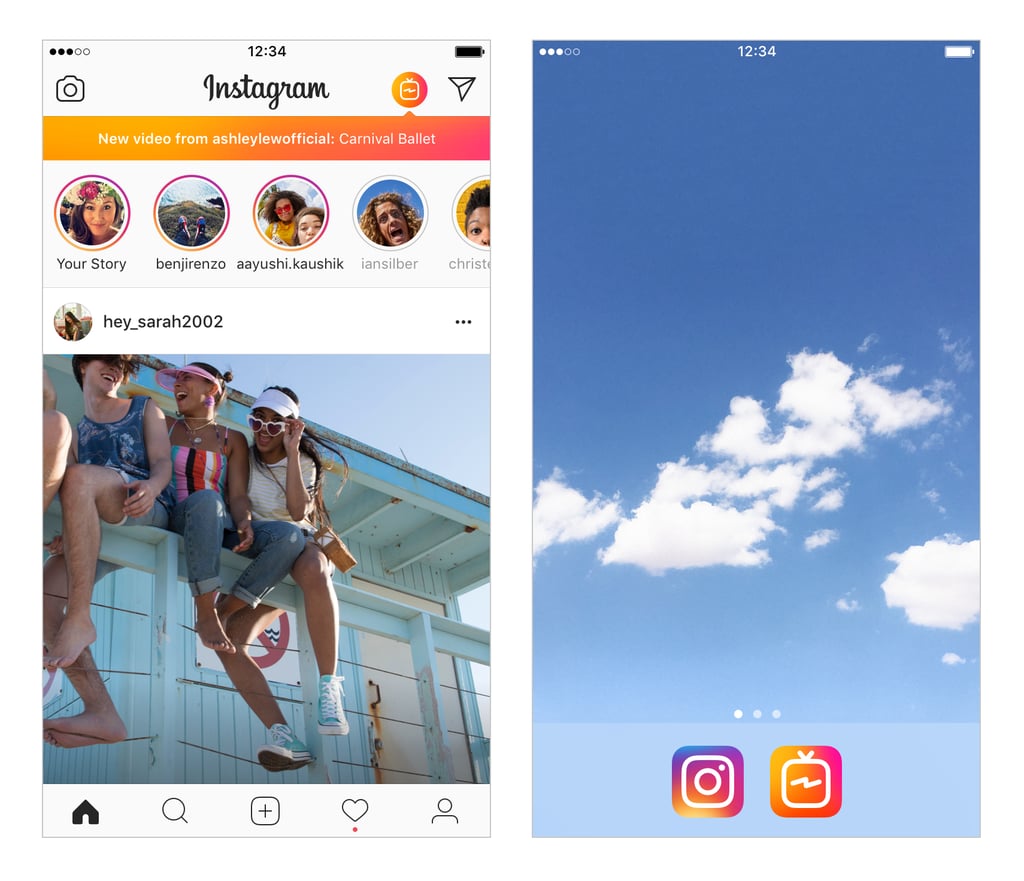 The Instagram team made it clear that they are building a team of content creators and celebs — like Gomez, Kardashian, and Petsch — to utilize the new app. (Those stars, among others, will be launching their own IGTV content today.) But any Instagram user will be able to take advantage of the new tool.
"It's super simple and intuitive to use," said project manager Ashley Yuki. "We bring-high quality content to you from the creators you know and love . . . Starting today, anyone can become the next IGTV creator."
— Additional reporting by Lindsay Miller